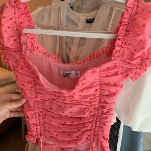 Tiger Mist Crop Top Pink